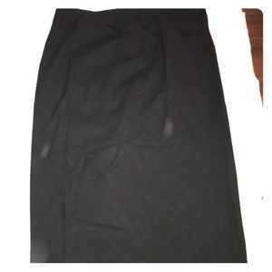 Black pencil skirt